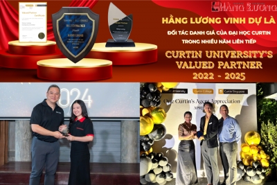 CHÚC MỪNG DU HỌC HẰNG LƯƠNG TRỞ THÀNH ĐỐI TÁC DANH GIÁ CỦA ĐẠI HỌC CURTIN TẠI VIỆT NAM LIÊN TIẾP 2022 ĐẾN 2025