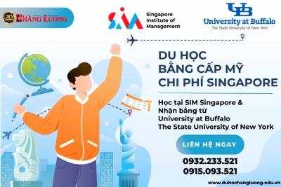 BẰNG CẤP MỸ – CHI PHÍ SINGAPORE: HỌC TẠI SIM & NHẬN BẰNG UNIVERSITY AT BUFFALO