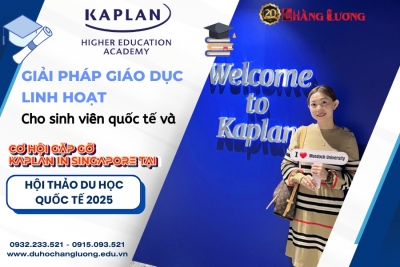 KAPLAN (SINGAPORE) - GIẢI PHÁP GIÁO DỤC LINH HOẠT CHO SINH VIÊN QUỐC TẾ