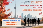 [TIN HOT] UICC TĂNG HỌC BỔNG CHO KỲ FALL 2025 – LÊN ĐẾN C$5,000!